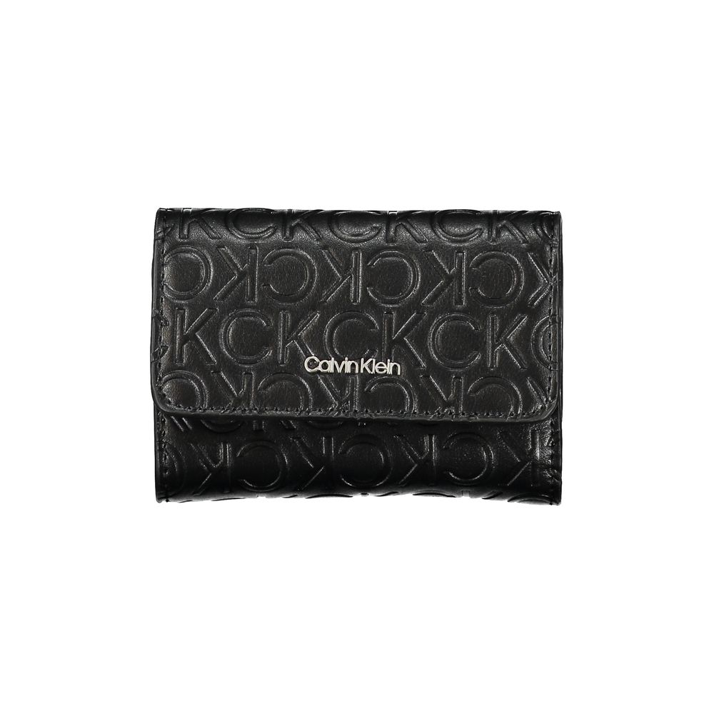 Calvin Klein Sleek Black Double-Compartment Wallet $186.00 Calvin Klein Luzworld