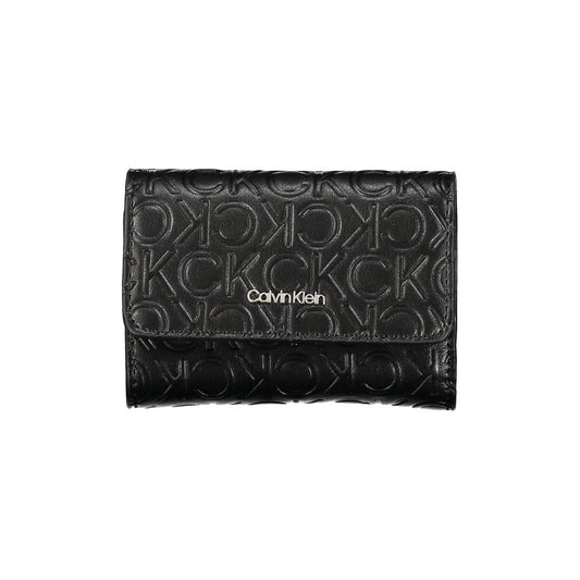 Calvin Klein Sleek Black Double-Compartment Wallet $186.00 Calvin Klein Luzworld