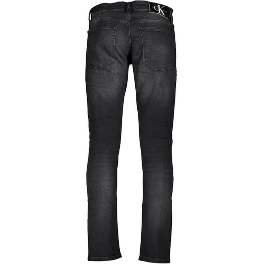 Calvin Klein Black Cotton Men Jeans $265.00 Calvin Klein Luzworld