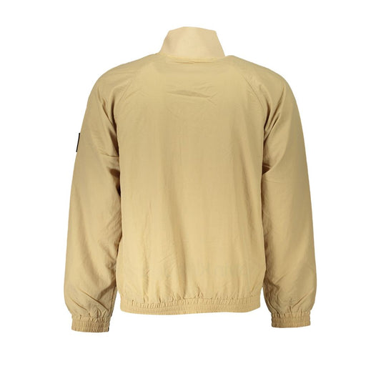 Calvin Klein Beige Polyamide Men Jacket $296.00 Calvin Klein Luzworld
