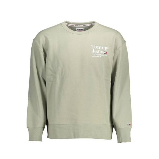 Tommy Hilfiger Green Cotton Men Sweater $214.00 Tommy Hilfiger Luzworld