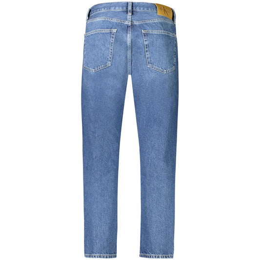 Calvin Klein Blue Cotton Men Jeans $234.00 Calvin Klein Luzworld