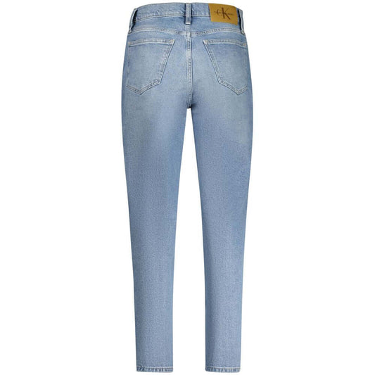 Calvin Klein Blue Cotton Women Jean $234.00 Calvin Klein Luzworld