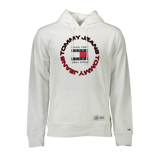 Tommy Hilfiger White Cotton Men Sweater $250.00 Tommy Hilfiger Luzworld