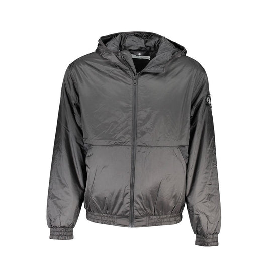 Calvin Klein Black Recycled Polyester Men Jacket $562.00 Calvin Klein Luzworld
