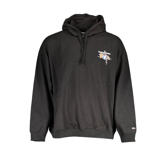 Tommy Hilfiger Black Cotton Men Sweater $245.00 Tommy Hilfiger Luzworld
