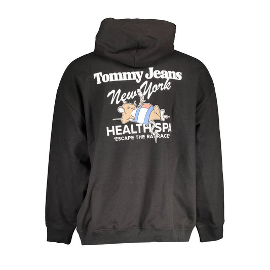 Tommy Hilfiger Black Cotton Men Sweater $245.00 Tommy Hilfiger Luzworld