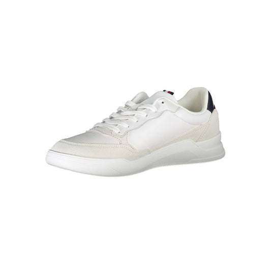 Tommy Hilfiger White Polyester Men Sneaker $303.00 Tommy Hilfiger Luzworld