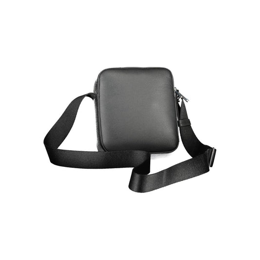 Calvin Klein Black Polyester Men Shoulder Bag $230.00 Calvin Klein Luzworld
