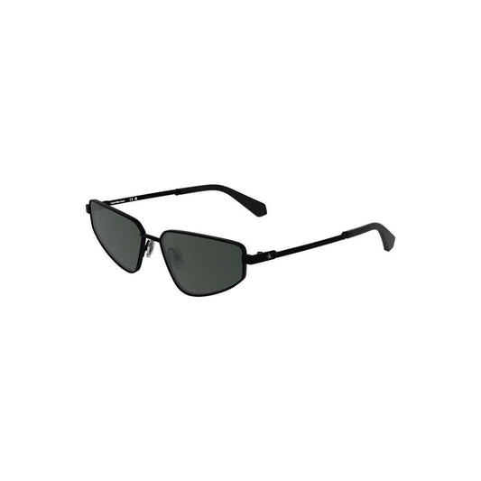 Calvin Klein Black Metal Women Sunglass $248.00 Calvin Klein Luzworld