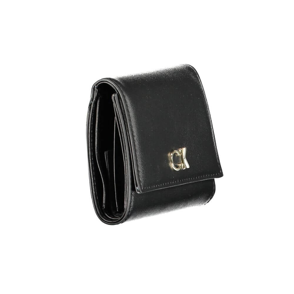 Calvin Klein Black Polyester Women Wallet $162.00 Calvin Klein Luzworld