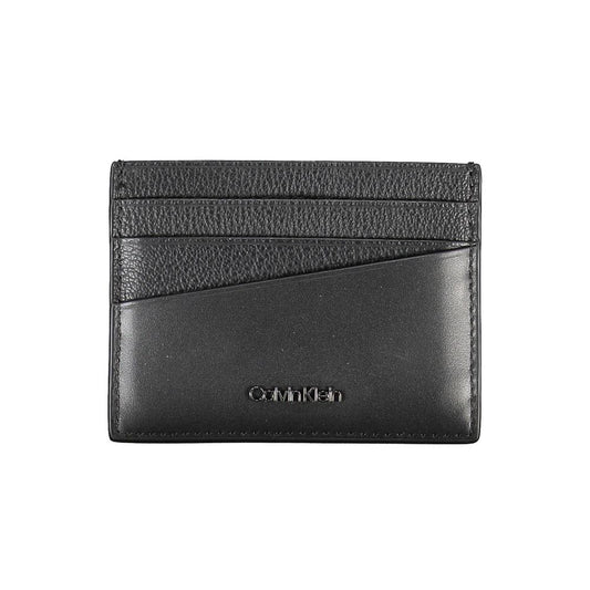 Calvin Klein Elegant Leather Card Holder in Timeless Black $152.00 Calvin Klein Luzworld