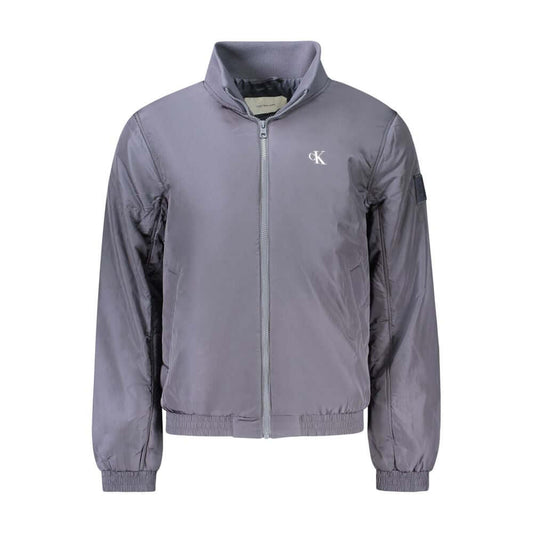 Calvin Klein Blue Polyamide Men Jacket $312.00 Calvin Klein Luzworld