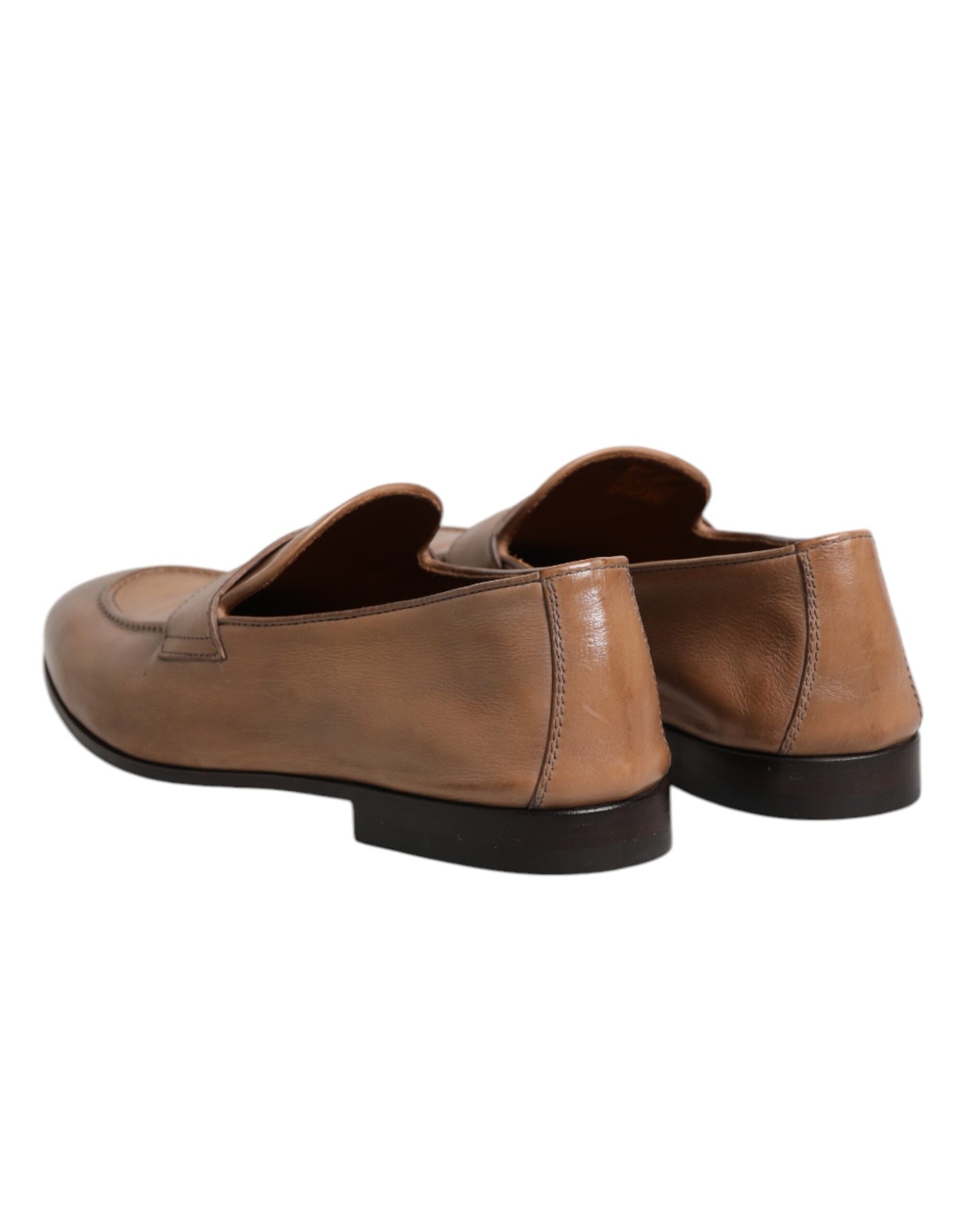 Brunello Cucinelli Brown Leather Loafer Dress Formal Shoes $1454.00 Brunello Cucinelli Luzworld