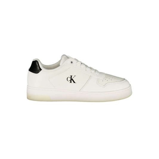 Calvin Klein White Leather Women Sneaker $244.00 Calvin Klein Luzworld