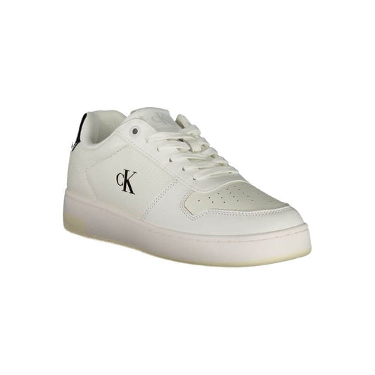 Calvin Klein White Leather Women Sneaker $244.00 Calvin Klein Luzworld