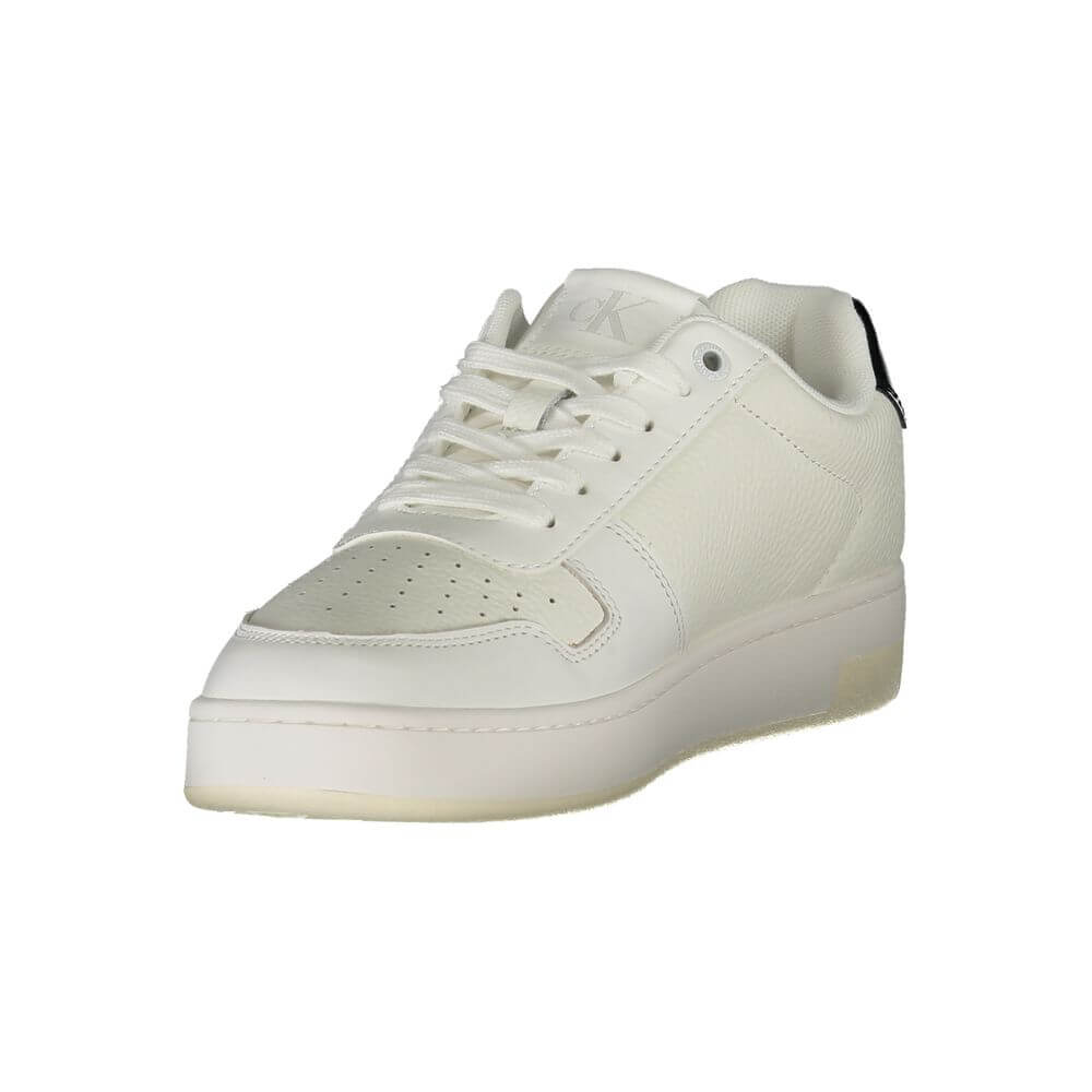 Calvin Klein White Leather Women Sneaker $244.00 Calvin Klein Luzworld