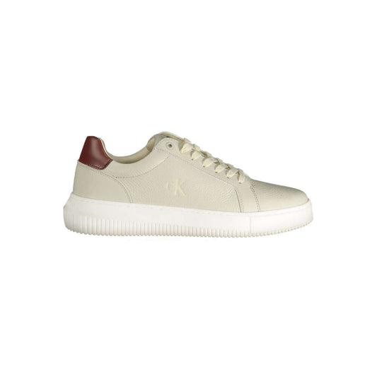 Calvin Klein Brown Leather Men Sneaker $290.00 Calvin Klein Luzworld