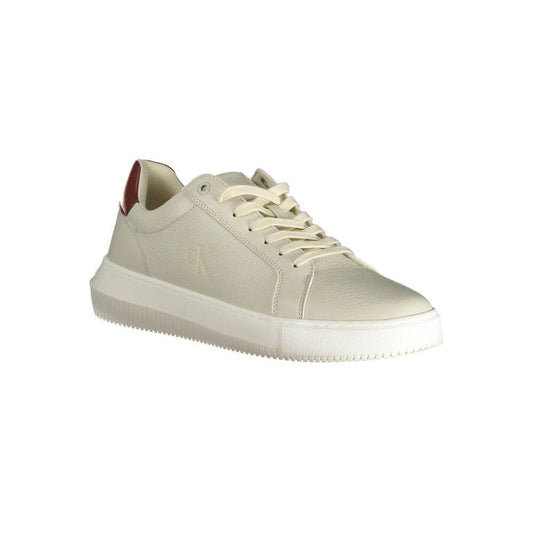 Calvin Klein Brown Leather Men Sneaker $290.00 Calvin Klein Luzworld