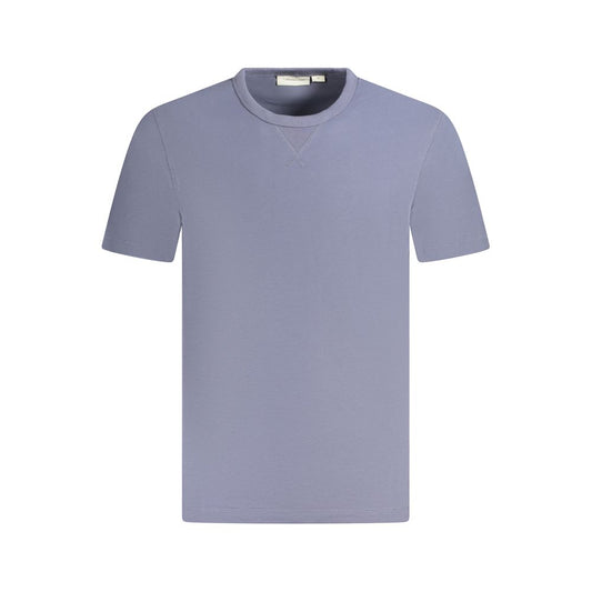 Calvin Klein Blue Cotton T-Shirt $140.00 Calvin Klein Luzworld