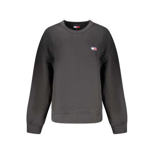 Tommy Hilfiger Black Cotton Women Sweater $221.00 Tommy Hilfiger Luzworld