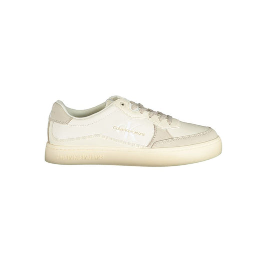 Calvin Klein Elegant White Sneakers with Contrast Accents $256.00 Calvin Klein Luzworld