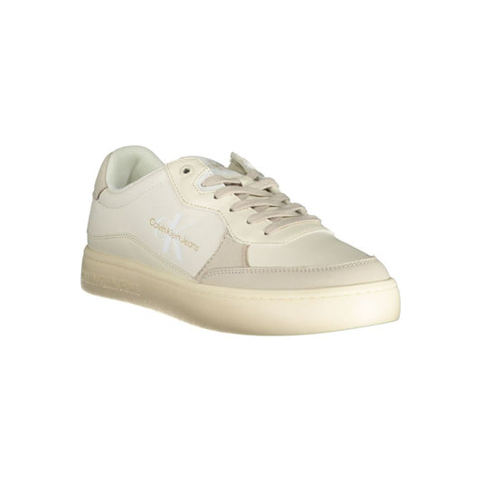 Calvin Klein Elegant White Sneakers with Contrast Accents $256.00 Calvin Klein Luzworld