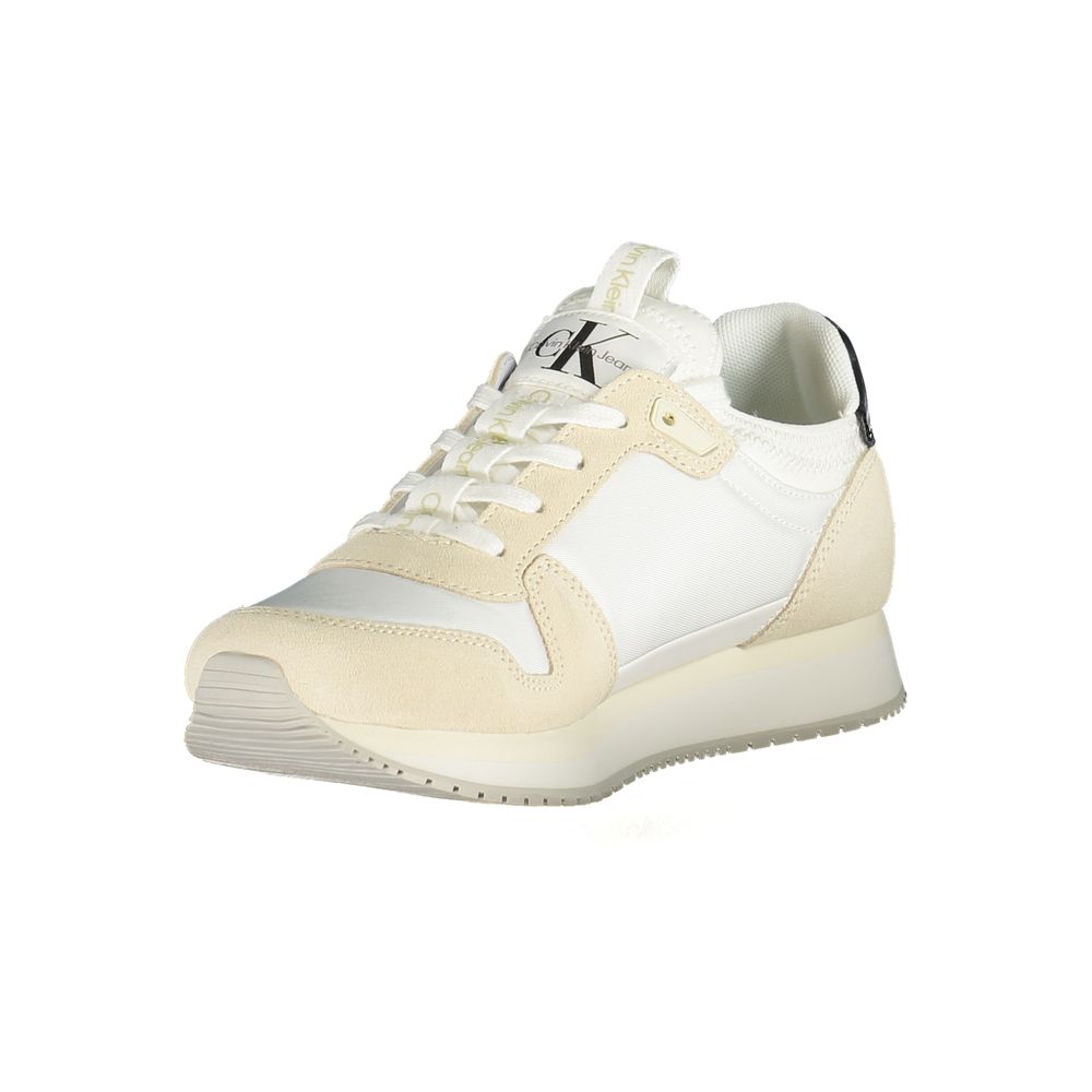 Calvin Klein White Polyester Women Sneaker $261.00 Calvin Klein Luzworld