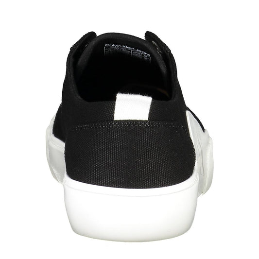Calvin Klein Black Recycled Material Men Sneaker $240.00 Calvin Klein Luzworld