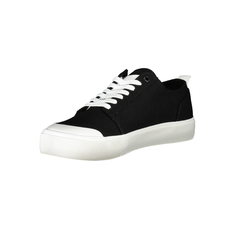 Calvin Klein Black Recycled Material Men Sneaker $240.00 Calvin Klein Luzworld