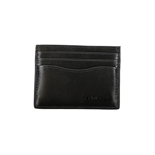 Calvin Klein Sleek Black Leather Card Holder $152.00 Calvin Klein Luzworld