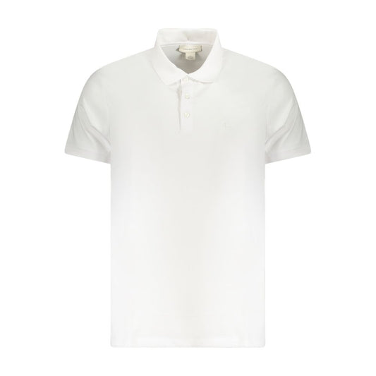 Calvin Klein White Cotton Men Polo Shirt $189.00 Calvin Klein Luzworld