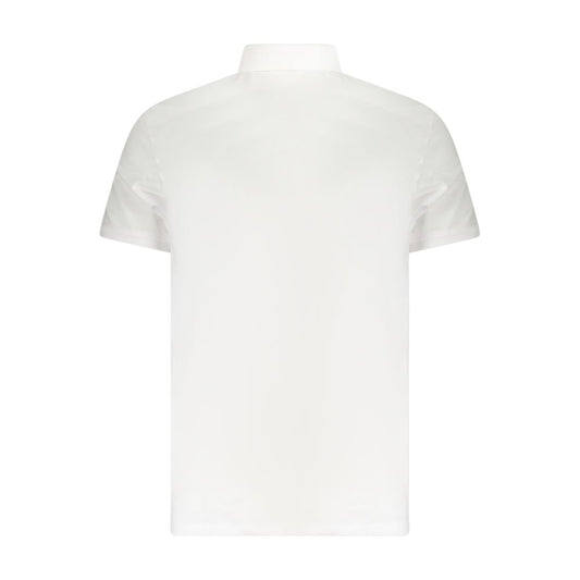 Calvin Klein White Cotton Men Polo Shirt $189.00 Calvin Klein Luzworld