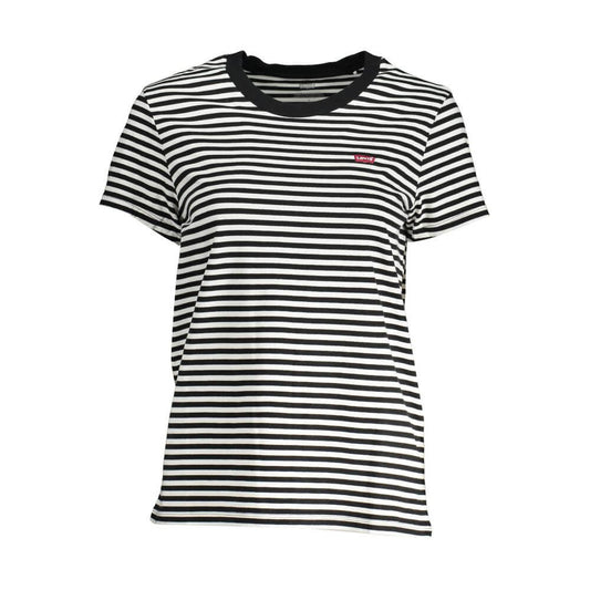 Levi's Black Cotton Women T-Shirt $118.00 Levi's Luzworld
