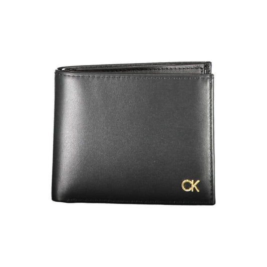 Calvin Klein Black Leather Men Wallet $207.00 Calvin Klein Luzworld