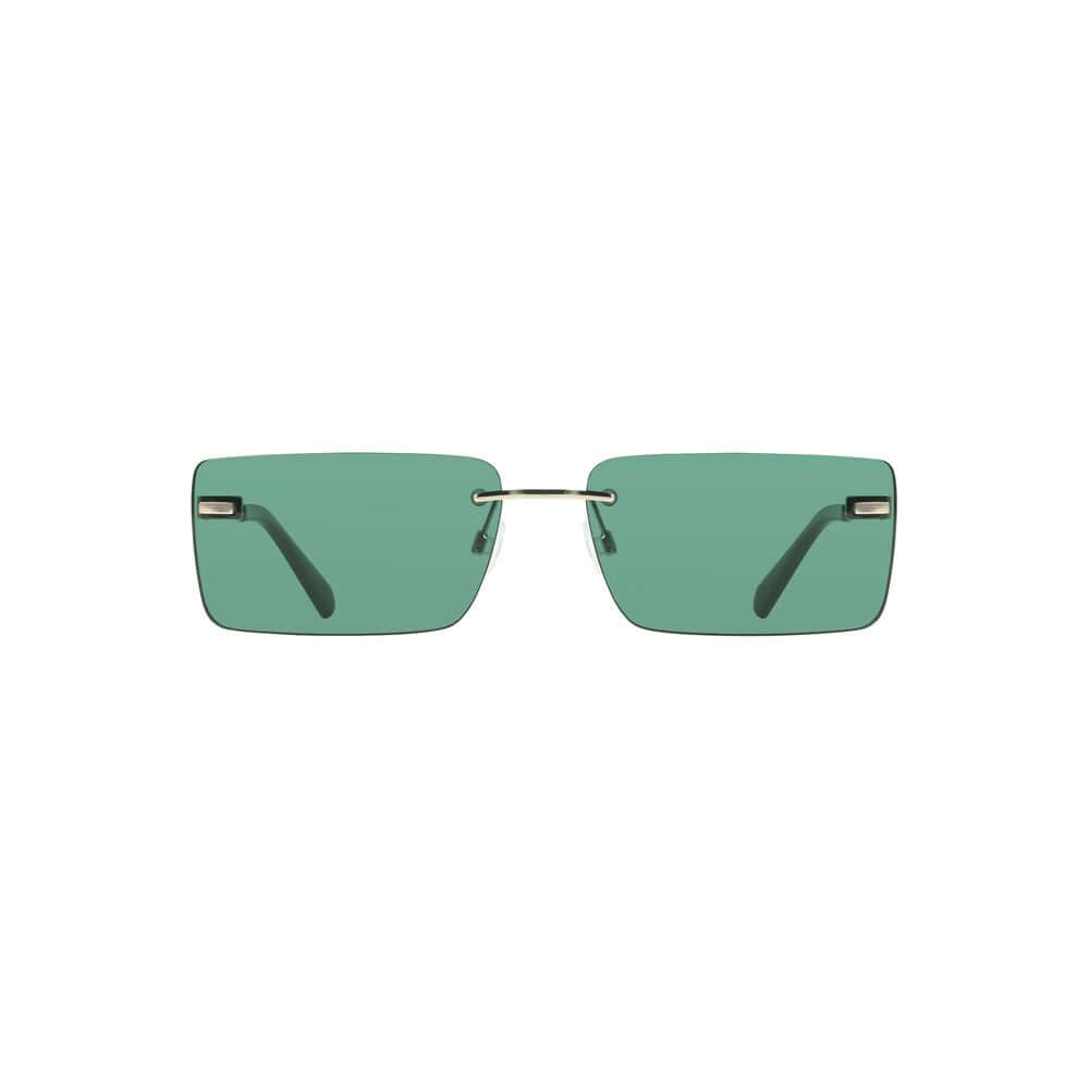 Calvin Klein Green Metal Women Sunglass $277.00 Calvin Klein Luzworld