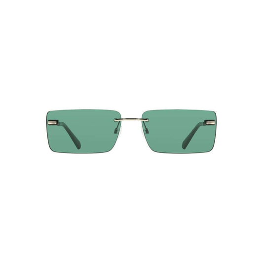 Calvin Klein Green Metal Women Sunglass $277.00 Calvin Klein Luzworld