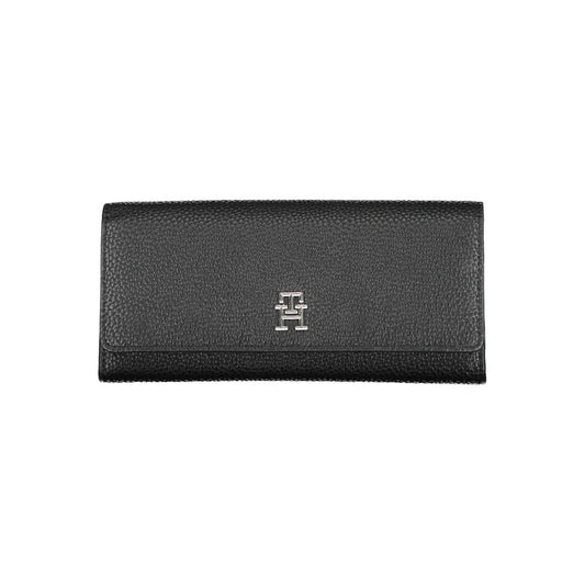 Tommy Hilfiger Black Polyethylene Women Wallet $212.00 Tommy Hilfiger Luzworld