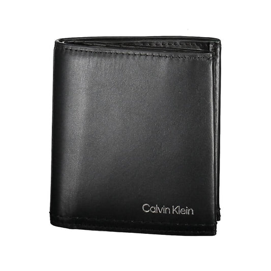 Calvin Klein Black Leather Men Wallet $193.00 Calvin Klein Luzworld