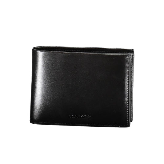 Calvin Klein Black Leather Men Wallet $225.00 Calvin Klein Luzworld