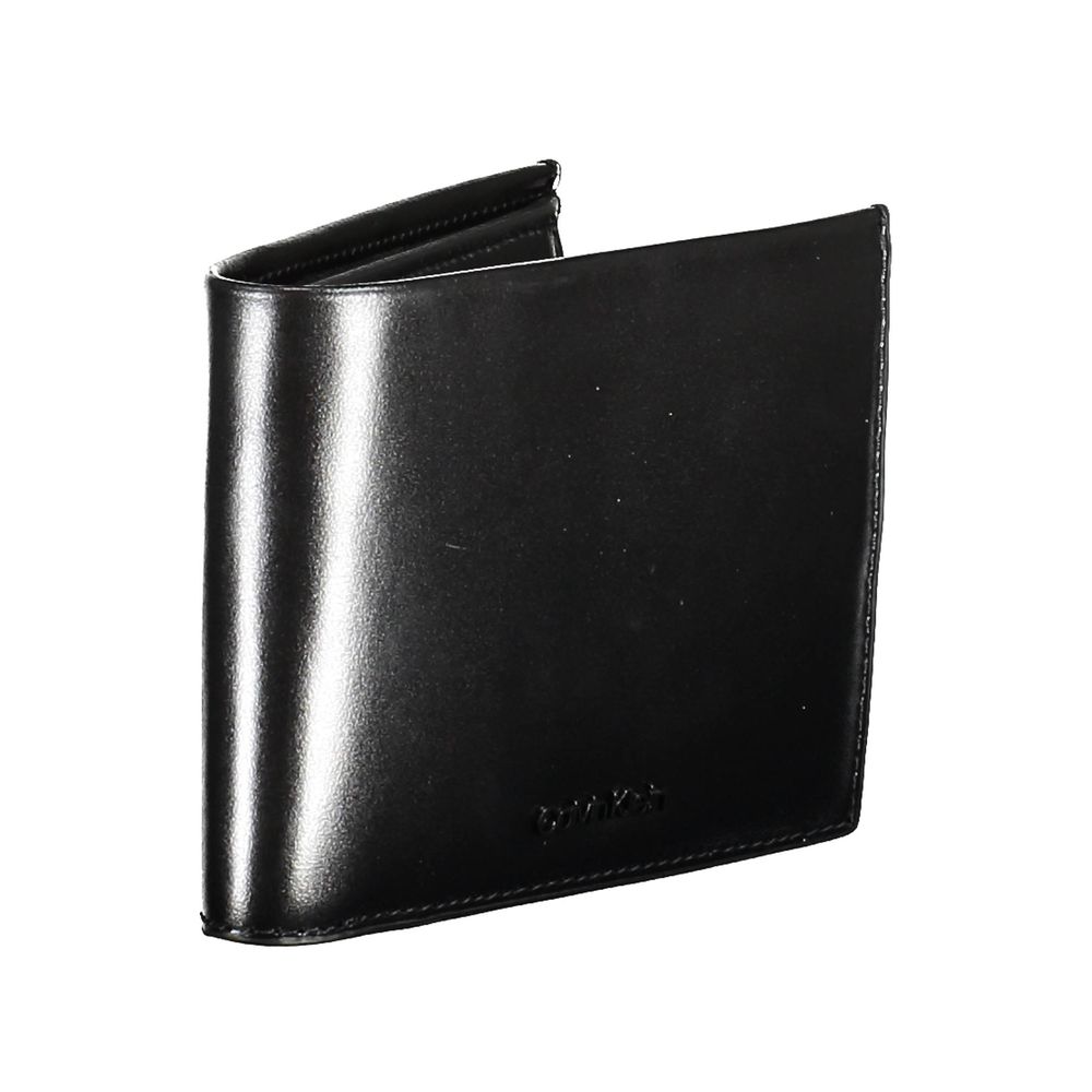 Calvin Klein Black Leather Men Wallet $225.00 Calvin Klein Luzworld