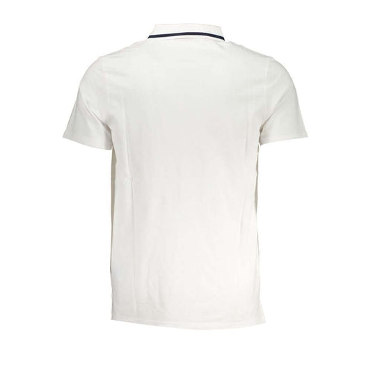 Fila Sleek White Cotton Polo with Contrast Accents $166.00 Fila Luzworld