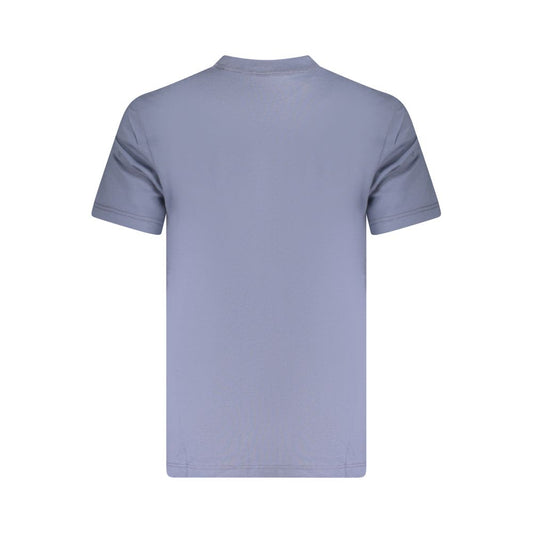 Calvin Klein Blue Cotton Men T-Shirt $140.00 Calvin Klein Luzworld