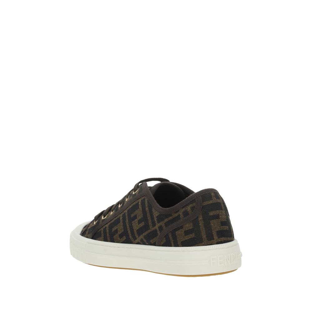 Fendi Monochrome Sneakers $1339.00 Fendi Luzworld