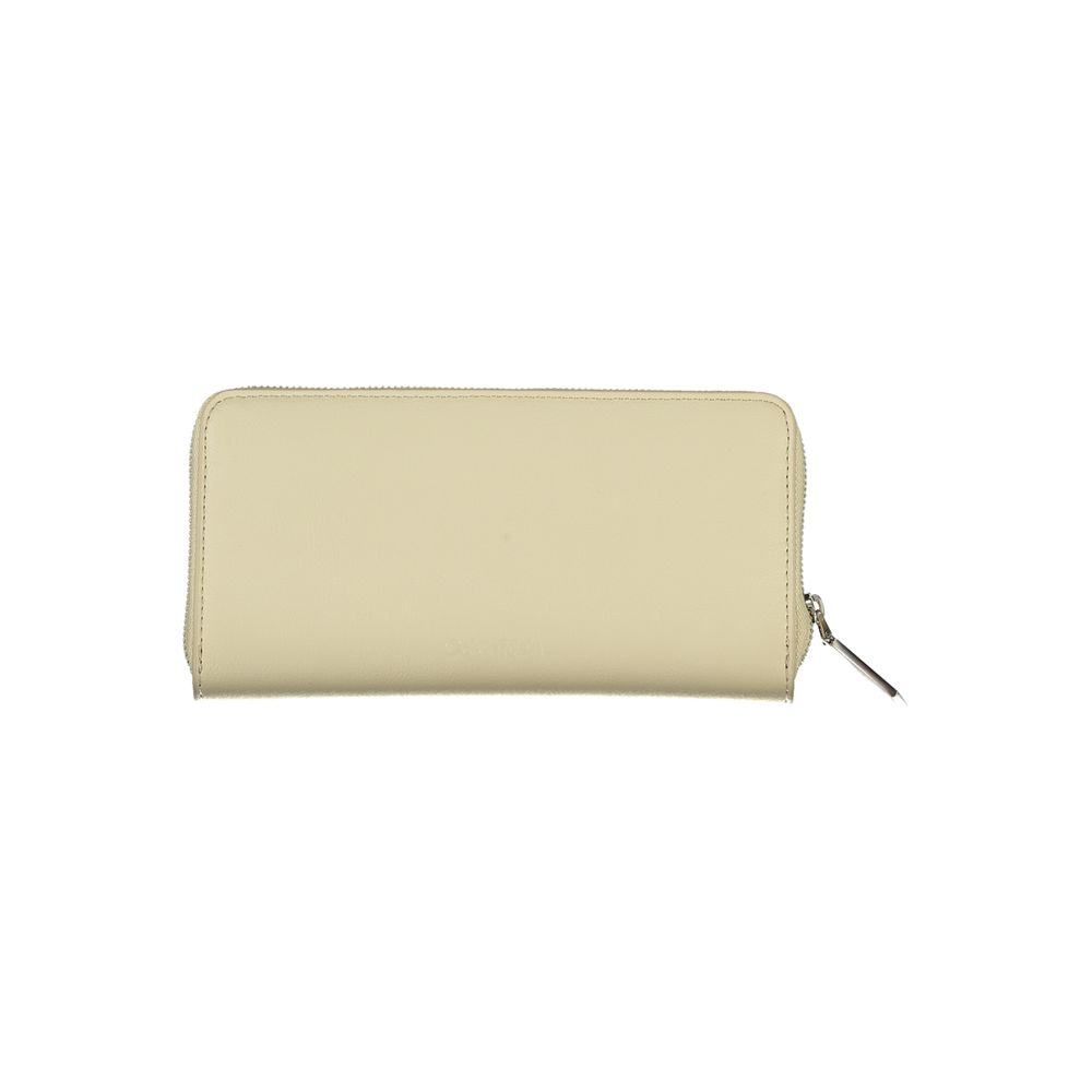 Calvin Klein Elegant Beige Zip Wallet with RFID Blocking $194.00 Calvin Klein Luzworld