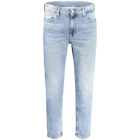 Calvin Klein Blue Cotton Men Jeans $234.00 Calvin Klein Luzworld