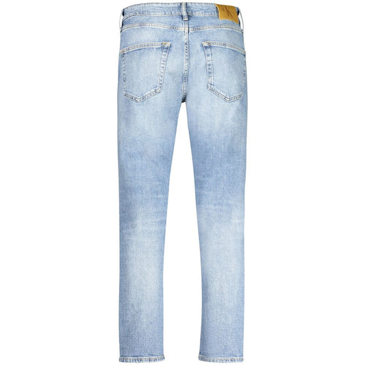 Calvin Klein Blue Cotton Men Jeans $234.00 Calvin Klein Luzworld
