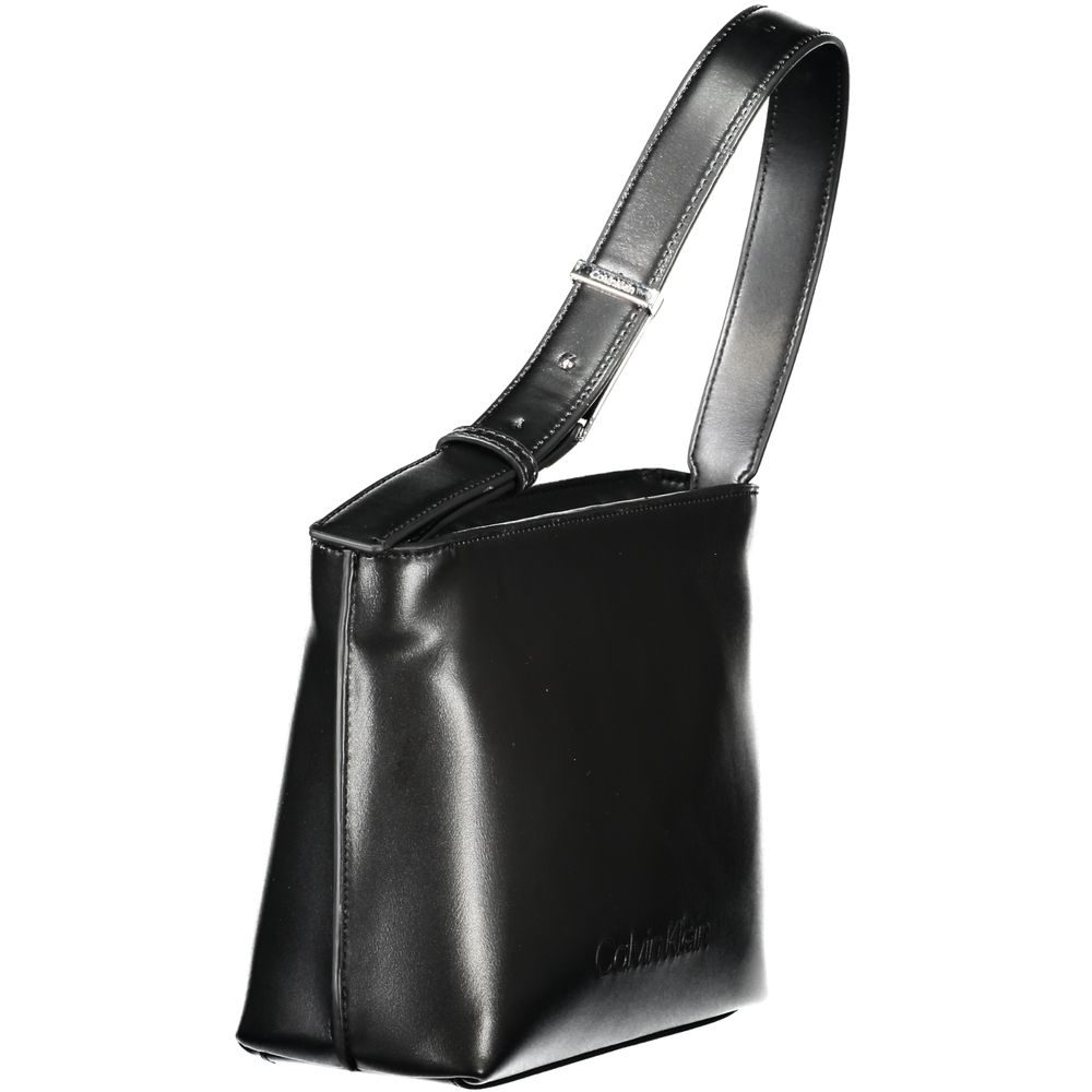 Calvin Klein Black Polyester Women Handbag $294.00 Calvin Klein Luzworld