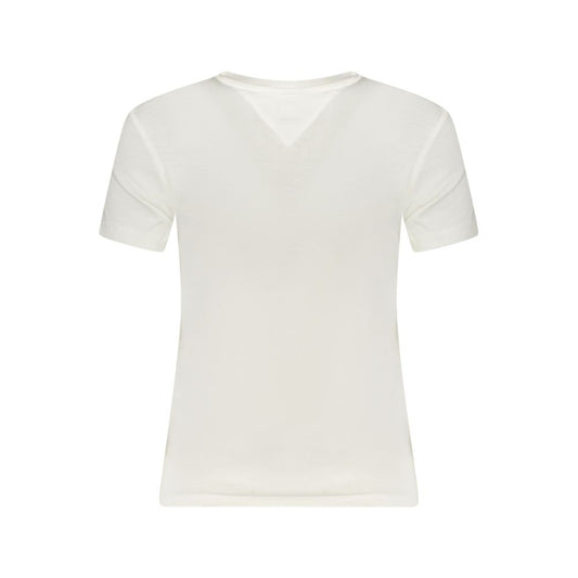 Tommy Hilfiger White Cotton Tops & T-Shirt