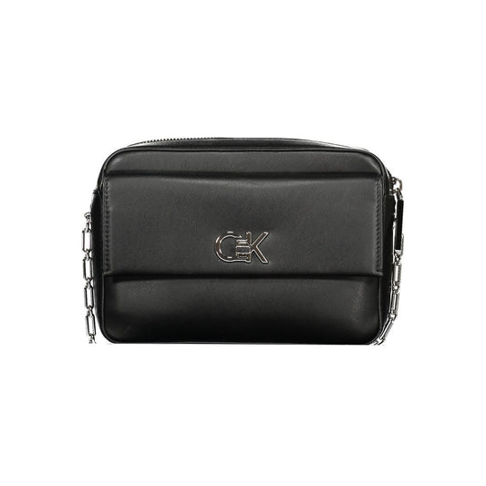 Calvin Klein Black Polyester Women Handbag $262.00 Calvin Klein Luzworld